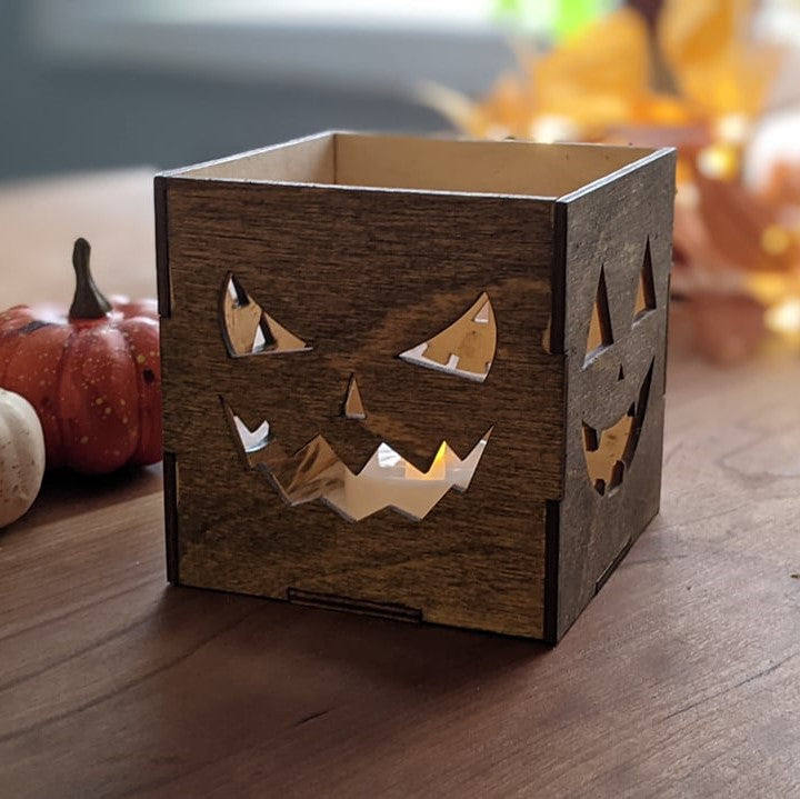 Pumpkin Tealight Lantern