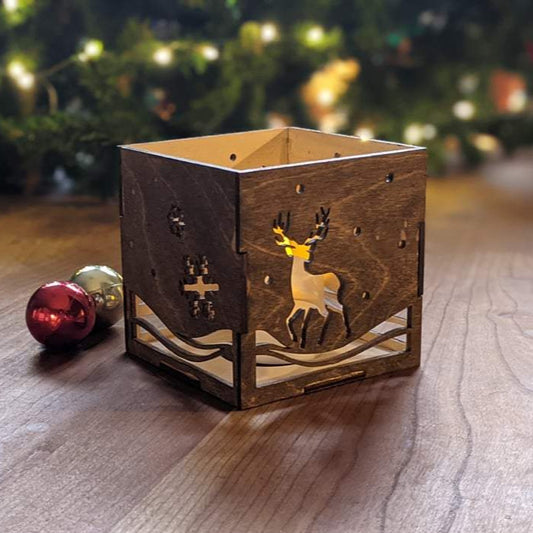 Reindeer Tealight Lantern