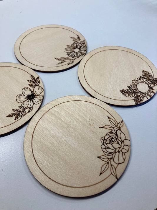 Floral Coaster