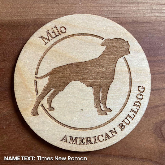 American Bulldog Coaster