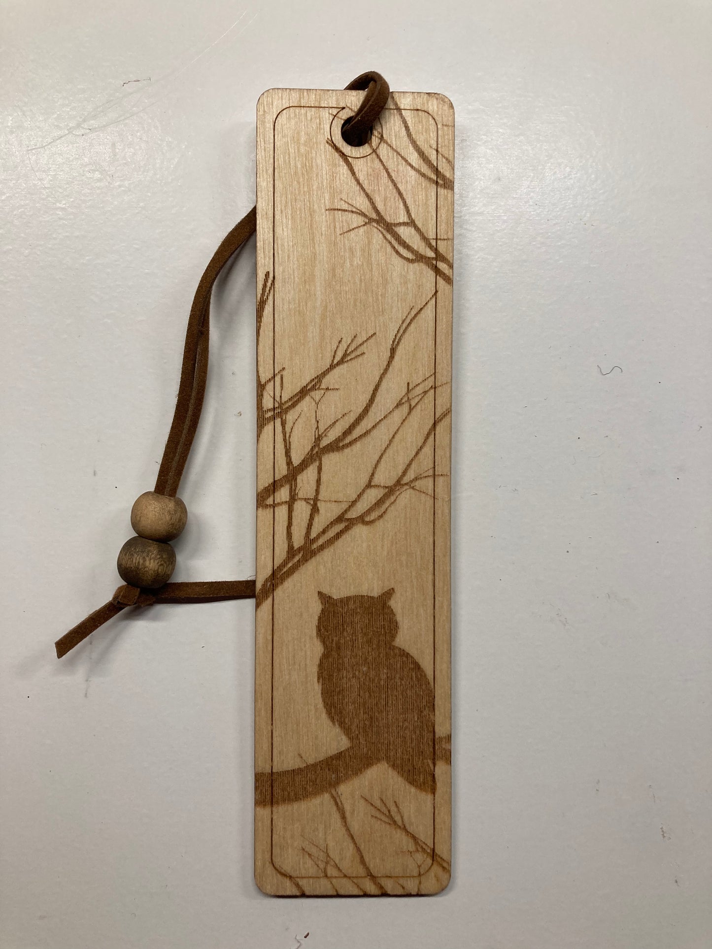 Owl Wooden Bookmark
