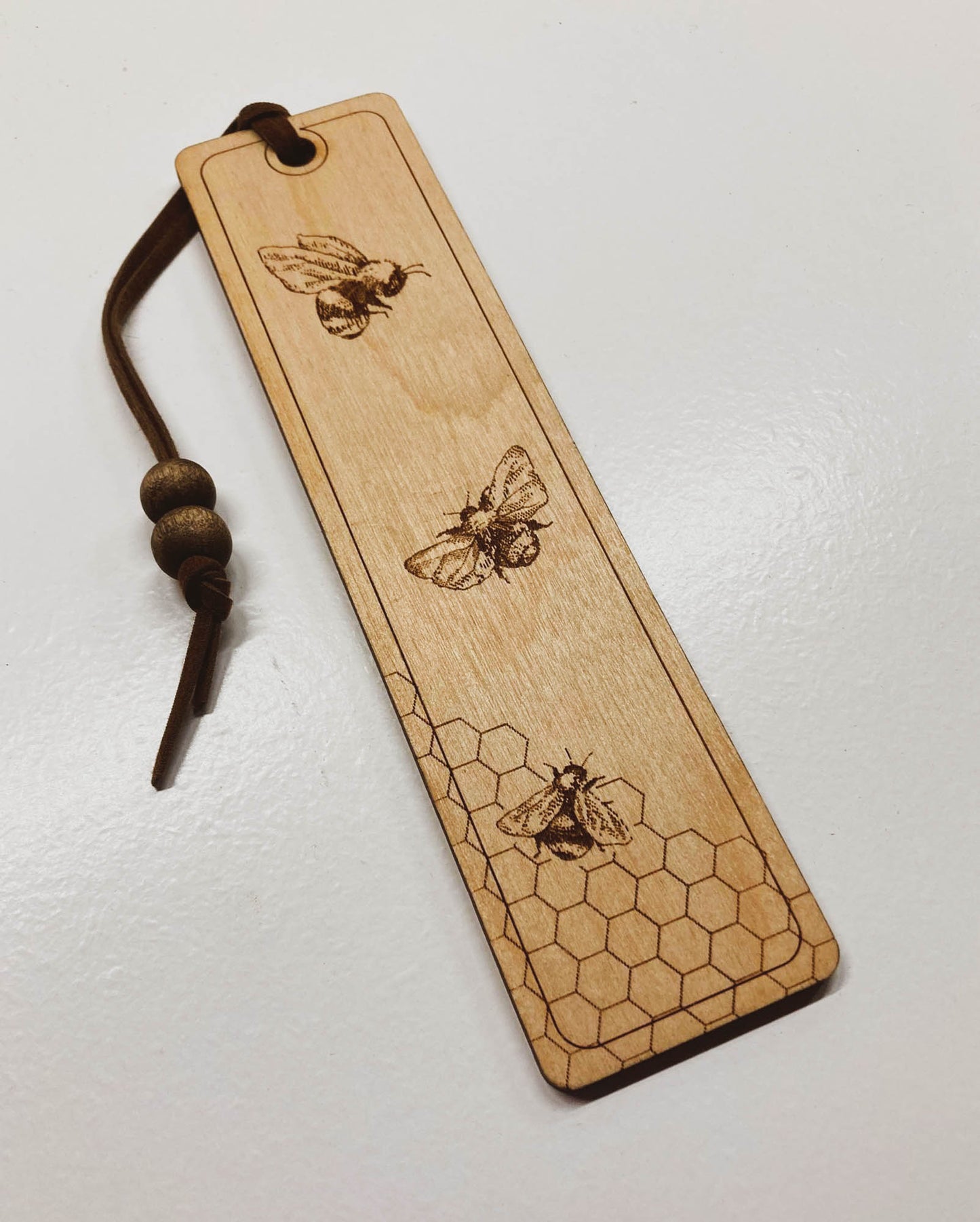Honeycomb Wooden Bookmark