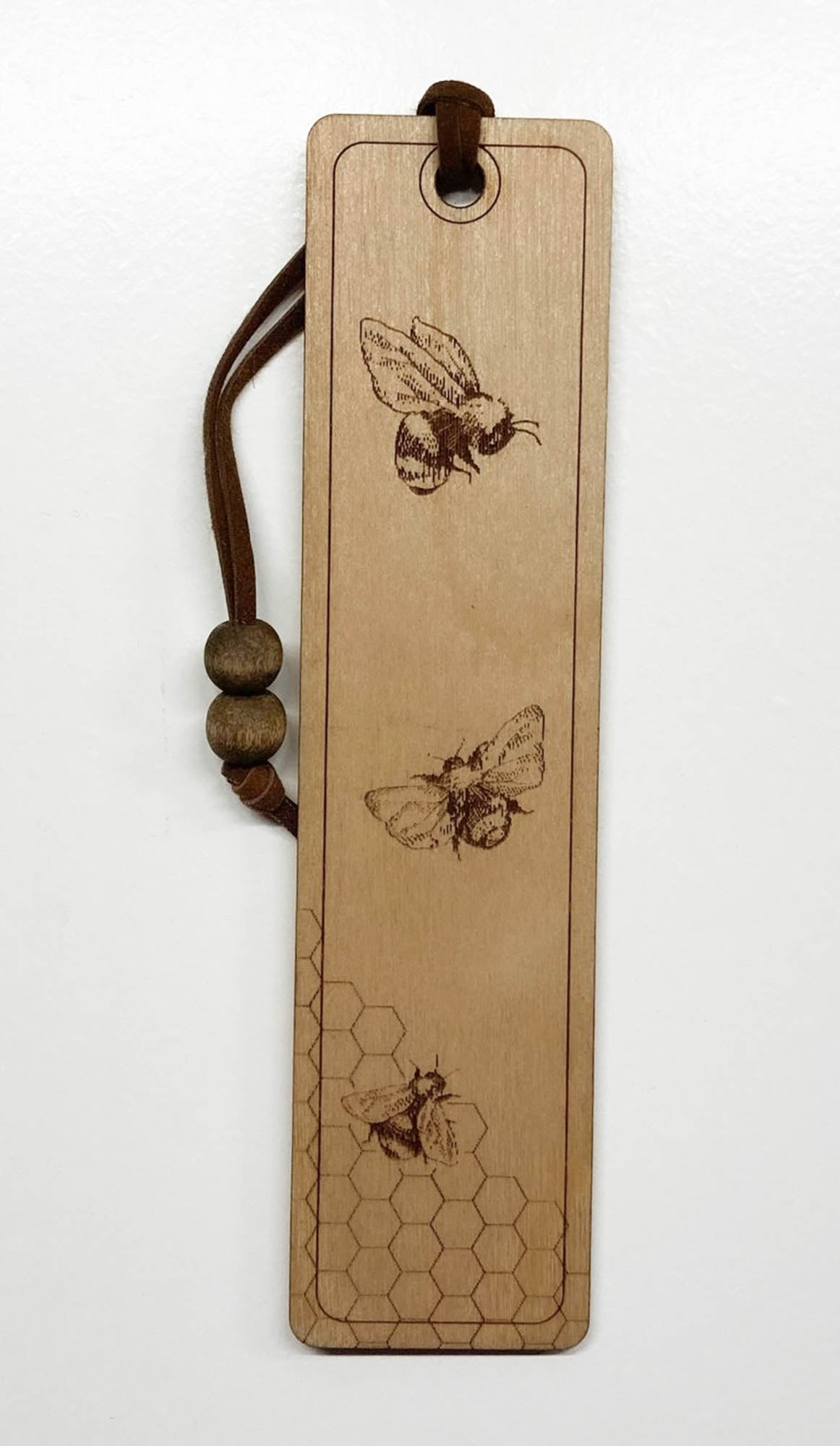 Honeycomb Wooden Bookmark