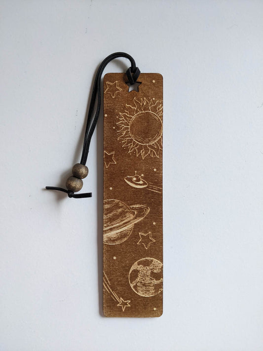 Sunflowers Wooden Bookmark