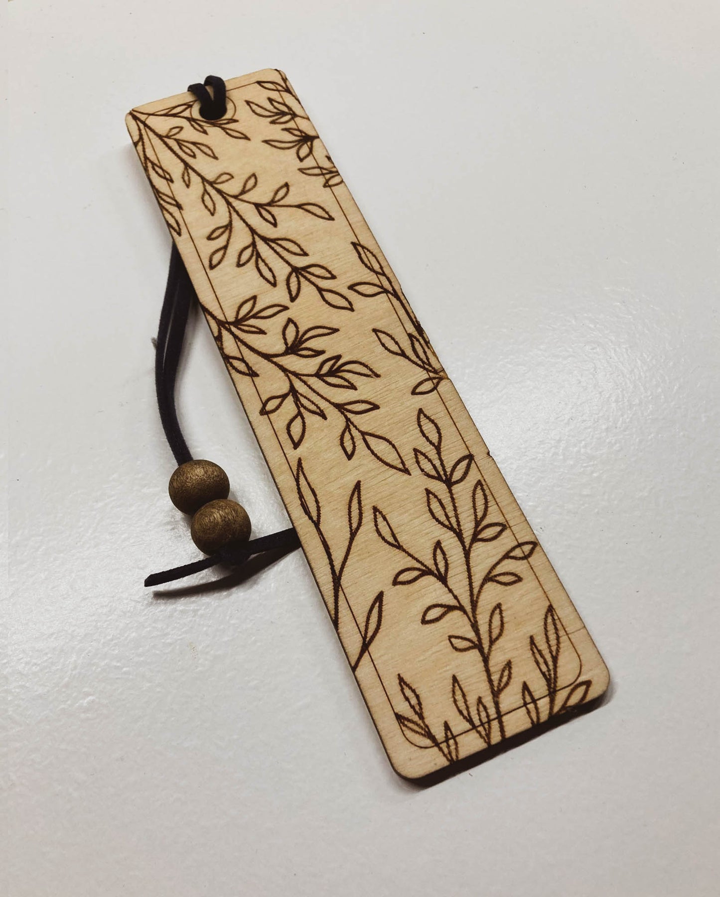 Vines Wooden Bookmark