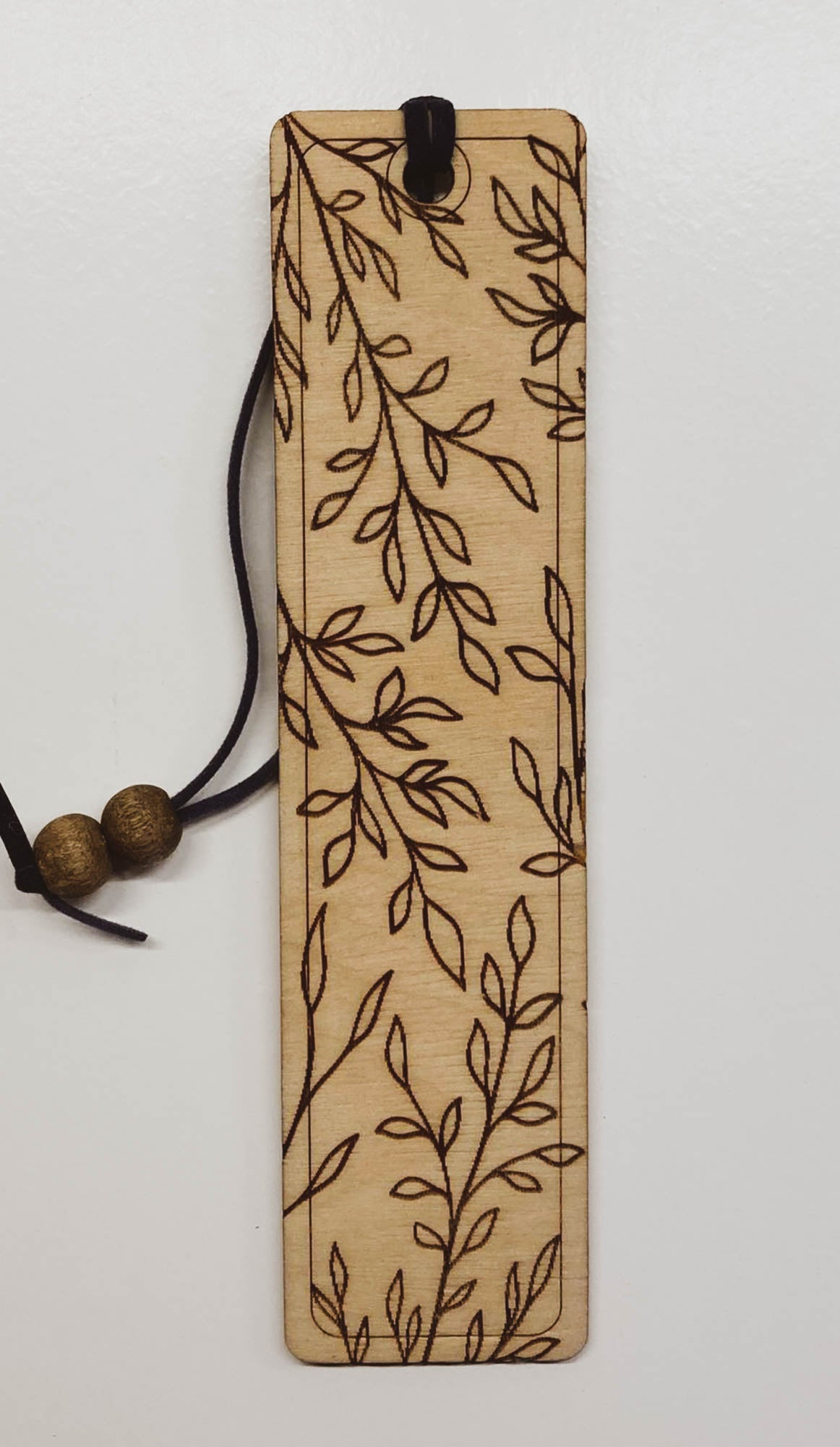 Vines Wooden Bookmark